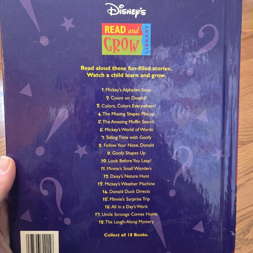 Disney 1997 Minnie’s Surprise Trip Hardcover Book Read & Grow Library Vol 15 VTG